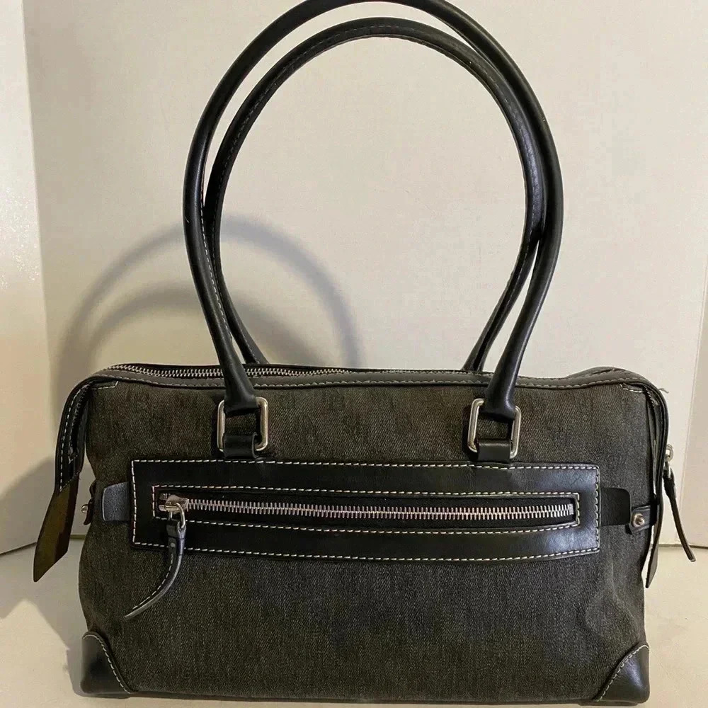 Dooney & Bourke DB signature print canvas bag - image 2